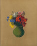 Geraniums and Wildflowers - Odilon Redon — artwork view