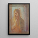 La Souffrance - Odilon Redon — framed artwork on a wall