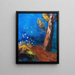 The Death of Buddha - Odilon Redon — framed artwork on a wall