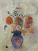 Grand vase with flowers - Odilon Redon — artwork view