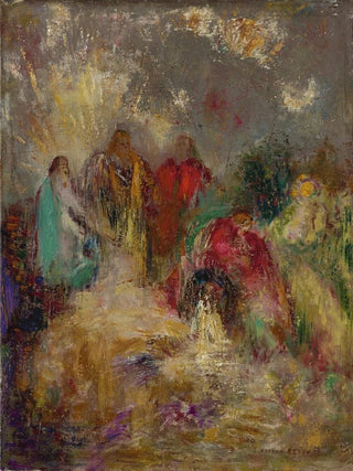 Odilon Redon - Le Christ et ses disciples.webp