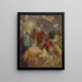 The Christ and His Disciples - Odilon Redon — framed artwork on a wall