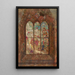 The Stained Glass - Odilon Redon — framed artwork on a wall