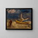 The Alpine Fisherman - Odilon Redon — framed artwork on a wall