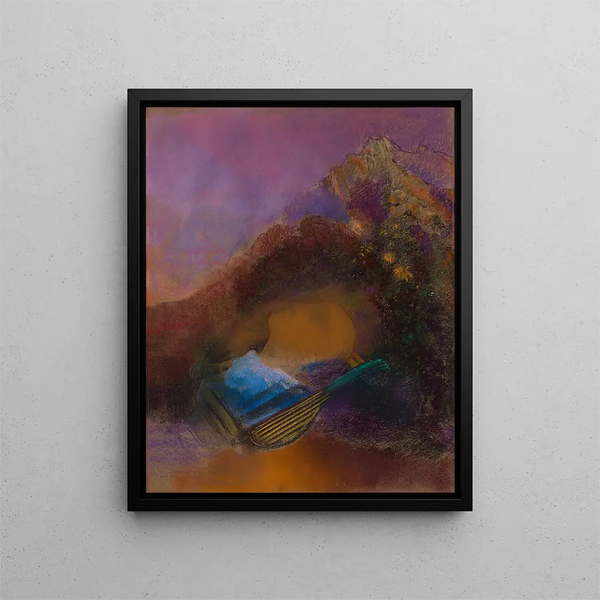 Orpheus - Odilon Redon — framed artwork on a wall
