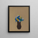 Thoughts - Odilon Redon — framed artwork on a wall
