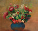 Poppies and Carnations in a Blue Vase - Odilon Redon — artwork view