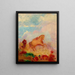 Please - Odilon Redon — framed artwork on a wall