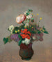 Peony, geranium, and lilac - Odilon Redon — artwork view
