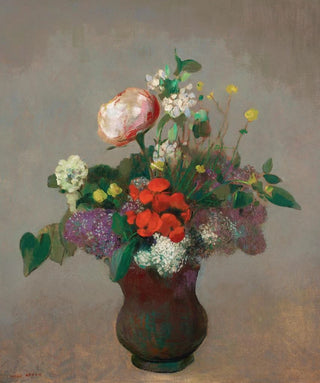 Odilon Redon - Pivoine granium et lilas.webp