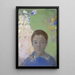 Portrait of Ari Redon - Odilon Redon — framed artwork on a wall