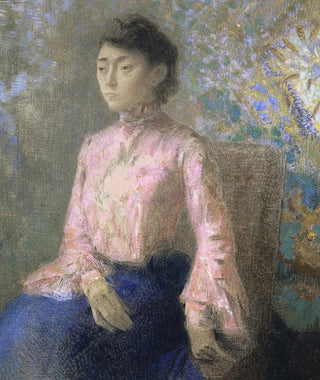 Odilon Redon - Portrait of Miss Jeanne Chane.webp