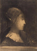 Profile of a Straight Woman - Odilon Redon — artwork view