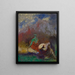 Siren Painting - Odilon Redon — framed artwork on a wall