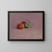 Still life with fruits - Odilon Redon — framed artwork on a wall