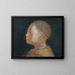 Head of a Young Boy - Odilon Redon — framed artwork on a wall
