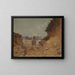 Village dans les Basses-Pyrénées - Odilon Redon — framed artwork on a wall