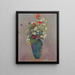 Vase de fleurs Vision - Odilon Redon — framed artwork on a wall