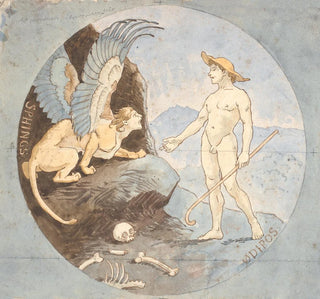 Œdipe et le Sphinx - Niels Skovgaard