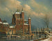 The door of Amsterdam in Haarlem - Oene Romkes de Jongh — artwork view