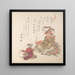 fering of Incense to the Divinity of the Stone - Kubo Shunman — framed artwork on a wall