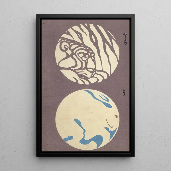 Sketchbook and manga Pl43 - Ogino Issui — framed artwork on a wall