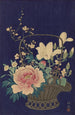 Basket of Flowers in Bamboo - Ohara Koson — artwork view