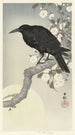 Crow under the full moon - Ohara Koson — artwork view