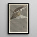Eagle in Flight - Ohara Koson — framed artwork on a wall