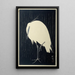 Aigrette sous la pluie - Ohara Koson — framed artwork on a wall