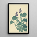 Hosta en fleur - Ohara Koson — framed artwork on a wall