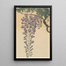 Wisteria in Bloom - Ohara Koson — framed artwork on a wall