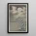 Herbs and Flowers under the Full Moon - Ohara Koson — framed artwork on a wall