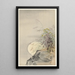 Herbs under the Full Moon - Ohara Koson — framed artwork on a wall