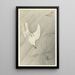 Hunting Falcon Painting - Ohara Koson — framed artwork on a wall