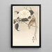 Birdsong and Camellia in Bloom - Ohara Koson — framed artwork on a wall