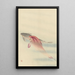 Two Carps - Ohara Koson — framed artwork on a wall