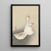 Two Geese - Ohara Koson — framed artwork on a wall