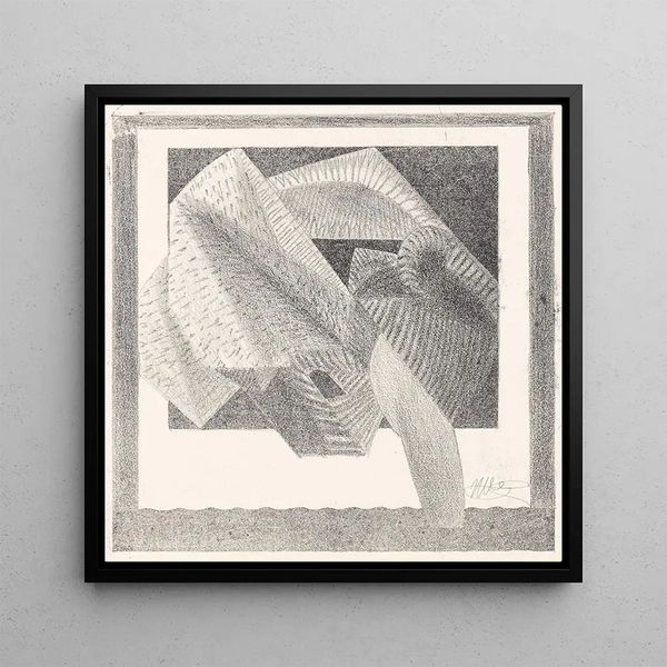Bird abstract - Samuel Jessurun de Mesquita — framed artwork on a wall