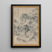 Temple Shrinji - Okada Beisanjin — framed artwork on a wall