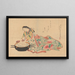 The Letter - Okumura Masanobu — framed artwork on a wall