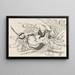 Yakusha ezukushi Pl11 - Okumura Masanobu — framed artwork on a wall