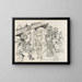 Yakusha ezukushi Pl1 - Okumura Masanobu — framed artwork on a wall