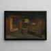 Interior of Setesdal - Olaf Isaachsen — framed artwork on a wall