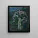 Lilac Painting - Olaf Isaachsen — framed artwork on a wall