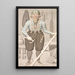An Icelandic farmer in traditional costume - Olavius — framed artwork on a wall