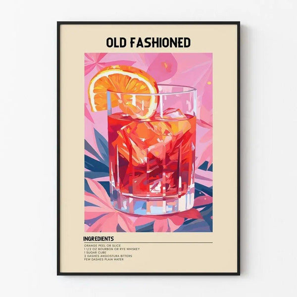 Old Fashioned Cocktail | Poster déco