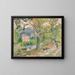 Maison de maître à Krasany - Oldřich Blažek — framed artwork on a wall