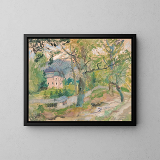 Maison de maître à Krasany - Oldřich Blažek — framed artwork on a wall