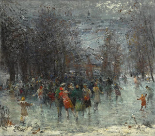 Les Patineurs - Oldřich Blažek — artwork view